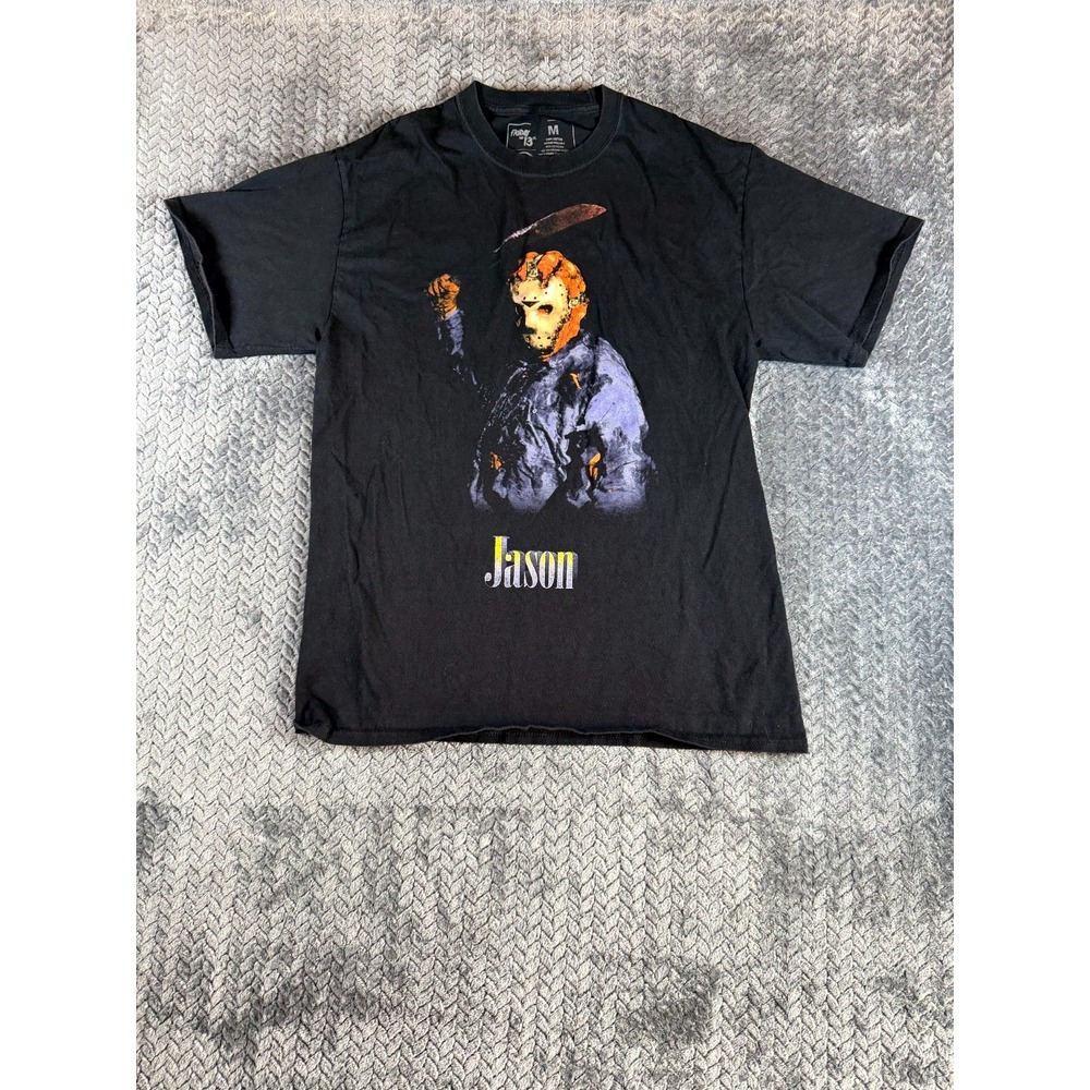 Friday The‎ 13th T Shirt Mens Medium Jason Voorhees Graphic Fictional Character